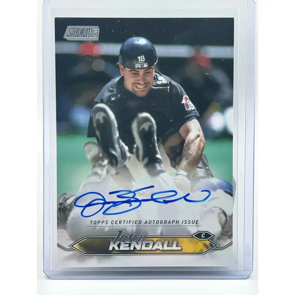 2024 Topps Stadium Club Jason Kendall On Card Auto Pittsburgh Pirates - Picture 1 of 2
